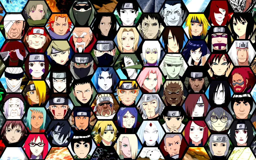 Gambar karakter-karakter Naruto