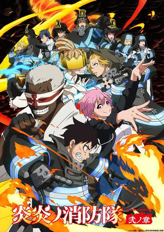 Animasi yang Memukau Gaya animasi Enen no Shouboutai season 2