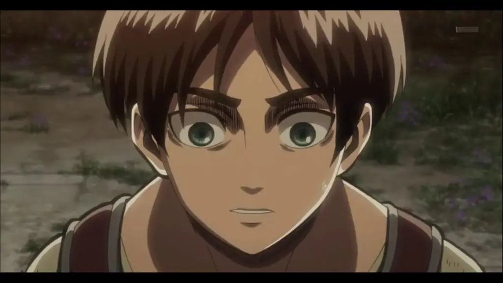 Gambar Mikasa dan Armin mendukung Eren