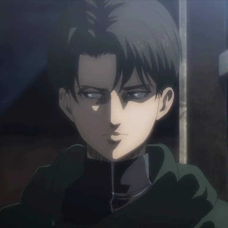 Salah satu karakter favorit penggemar SNK Gambar Levi Ackerman, karakter populer dari SNK