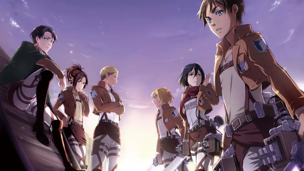 Gambar pertempuran terakhir di Attack on Titan Season 4.