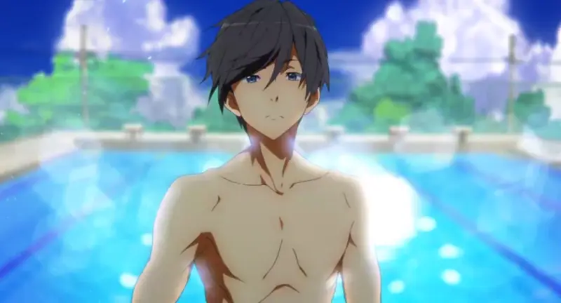 Haruka Nanase, salah satu karakter utama Gambar karakter Haruka Nanase dari Free! Iwatobi Swim Club