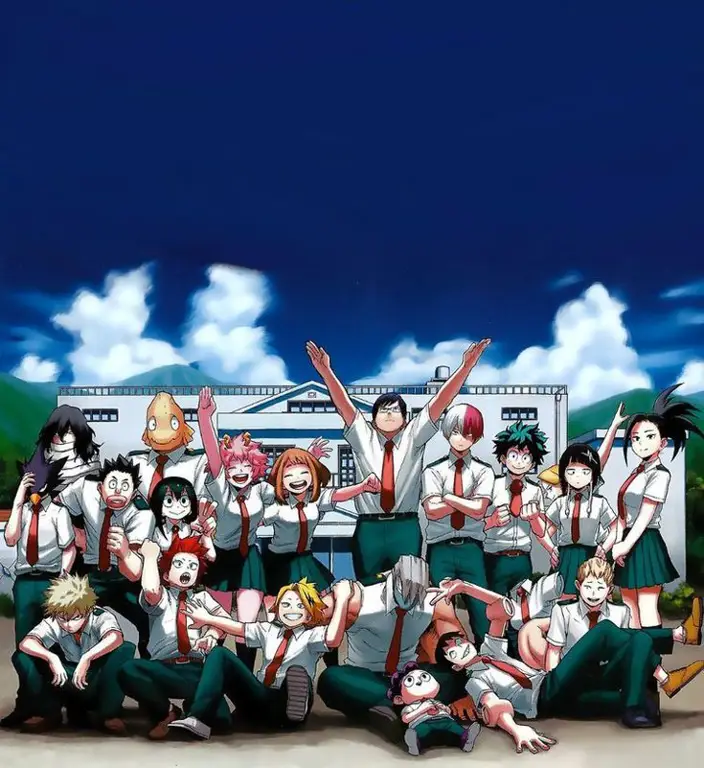 Foto kelompok karakter My Hero Academia Foto kelompok karakter My Hero Academia