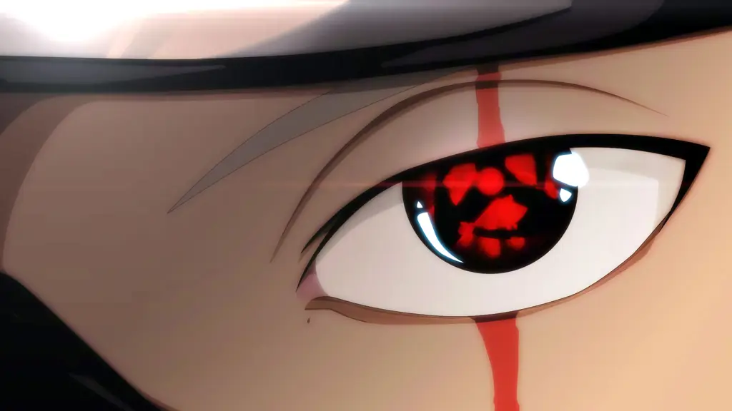 Kekuatan Sharingan Gambar close up Sharingan Naruto