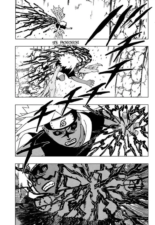 Pertarungan Sengit di Dunia Naruto Gambar adegan pertarungan karakter Naruto
