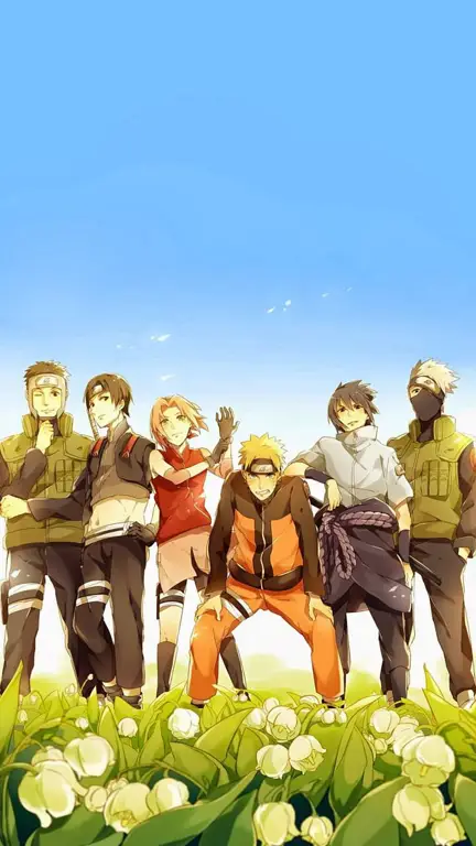 Persahabatan di Dunia Naruto Gambar Naruto bersama teman-temannya