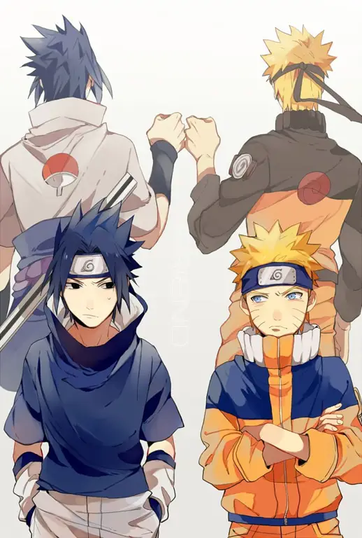 Persahabatan yang Teruji Naruto dan Sasuke, persahabatan yang rumit dan penuh tantangan.