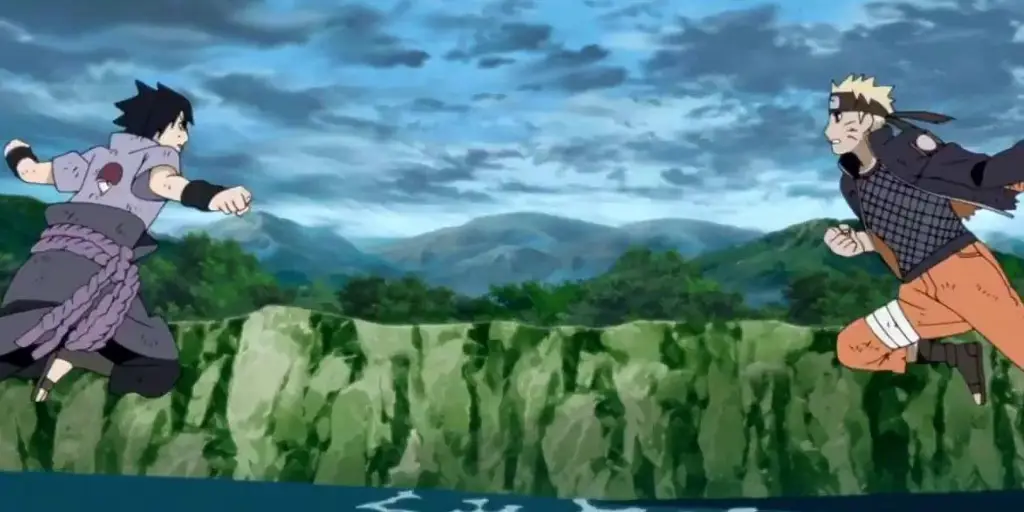 Pertarungan Dahsyat di Episode 480 Gambar karakter Naruto sedang bertarung