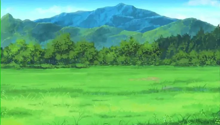 Pemandangan indah dalam anime Naruto Gambar pemandangan alam yang indah