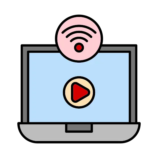 Ikon keamanan streaming online