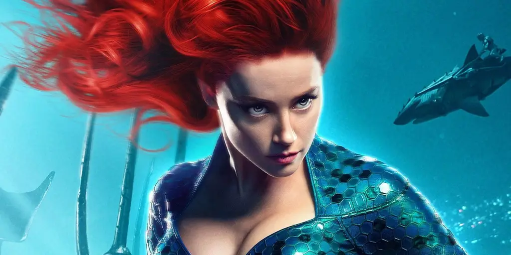 Aquaman dan Mera menjelajahi kerajaan bawah laut yang megah Aquaman dan Mera di kerajaan bawah laut