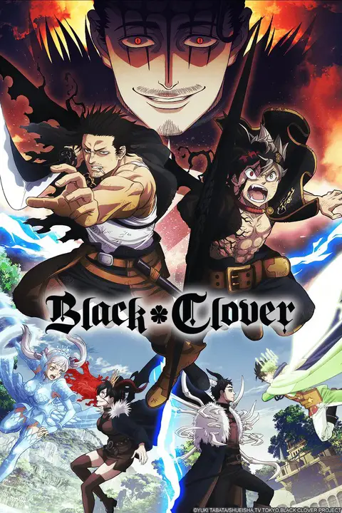 Adegan aksi menegangkan dalam film Black Clover Adegan aksi dalam film Black Clover