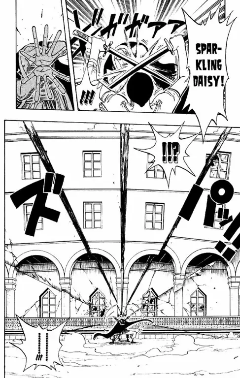 Karakter One Piece sedang bertarung