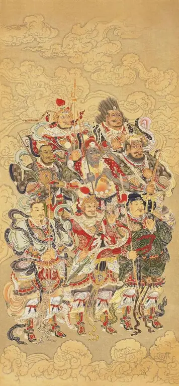 Seni dan Budaya Tiongkok Ilustrasi seni mitologi Tiongkok yang indah