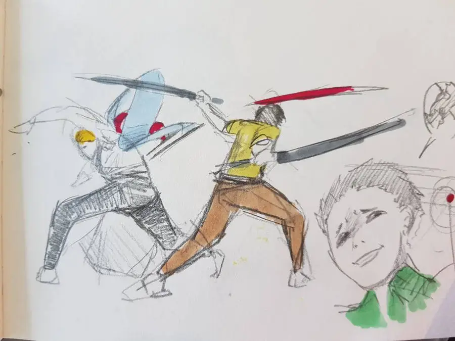 Adegan pertarungan Tokyo Ghoul yang menegangkan