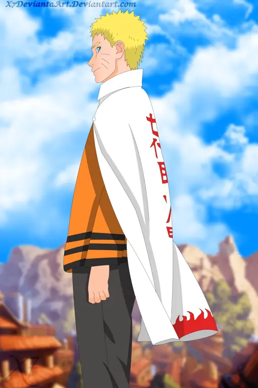 Naruto mewujudkan mimpinya Gambar Naruto sebagai Hokage