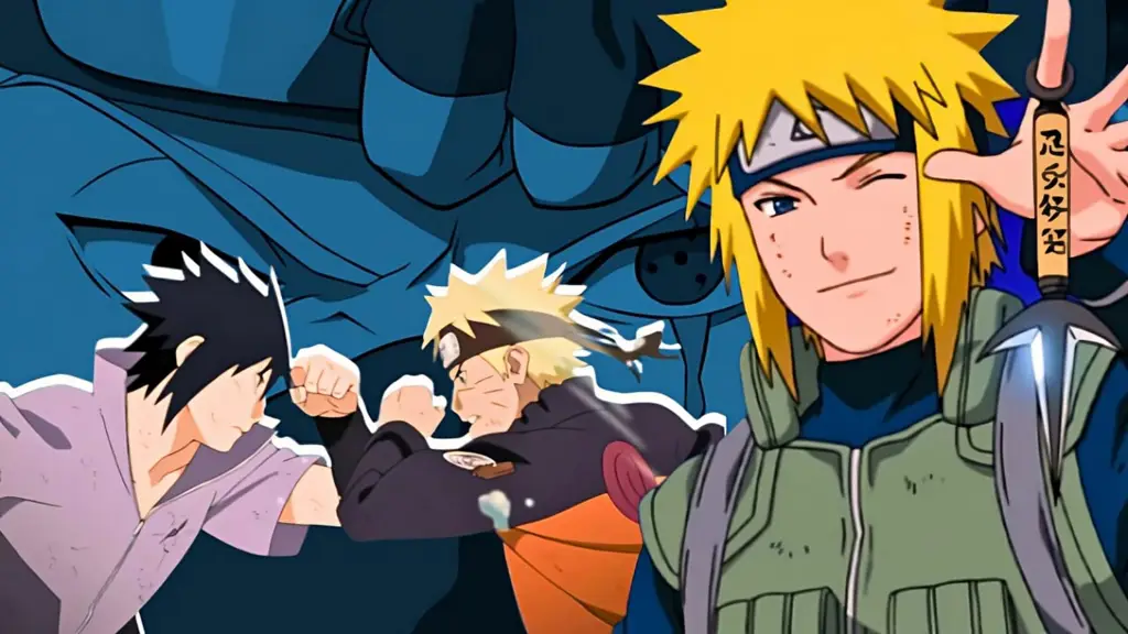 Pertarungan Sengit Naruto dan Sasuke Gambar pertarungan sengit antara Naruto dan Sasuke